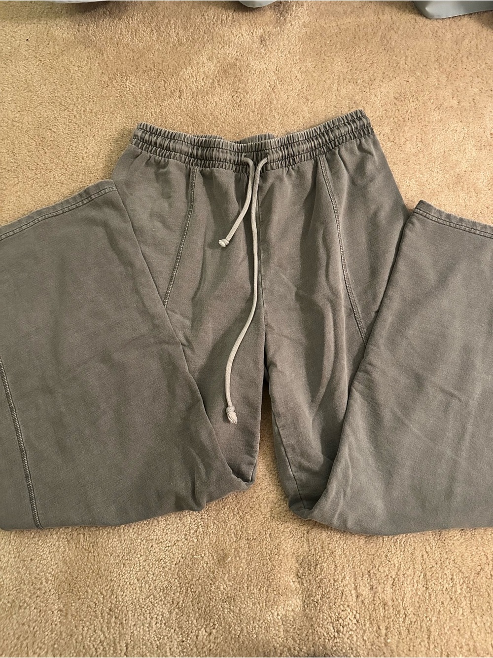 Women’s Grey Wideleg Sweatpants